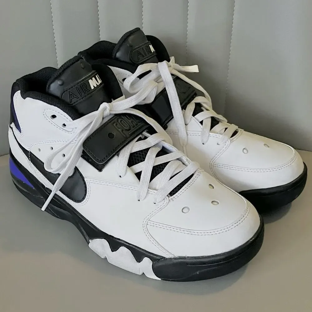 Nike Air Force Max White Black Charles Barkley Size 8 Sneakers AH5534 100